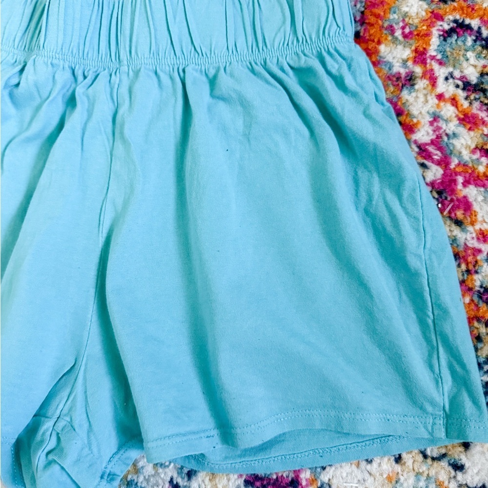 Wild Fable Light Blue High Waist Shorts - Picture 4 of 4